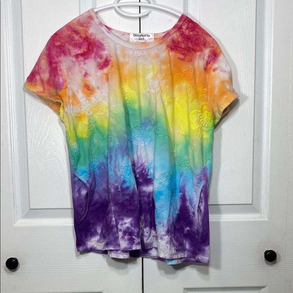 Colorful Tie-Dye Women's Top